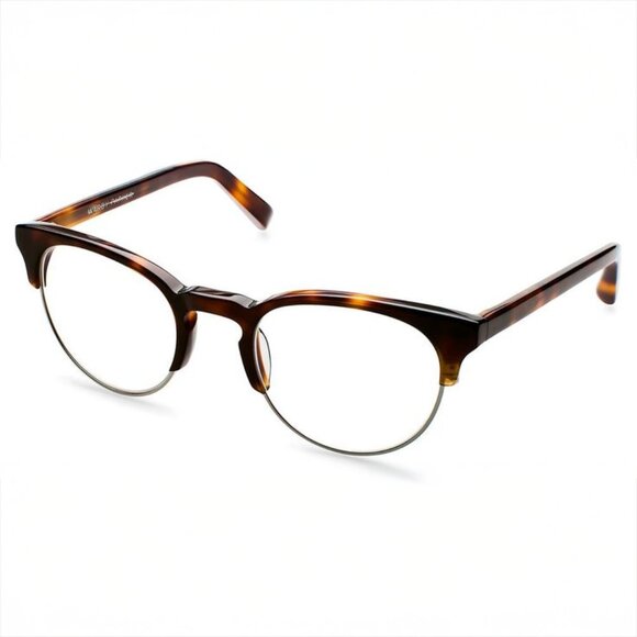 Warby Parker Ripley Frames in Whiskey Tortoise & Silver Round - Picture 1 of 6